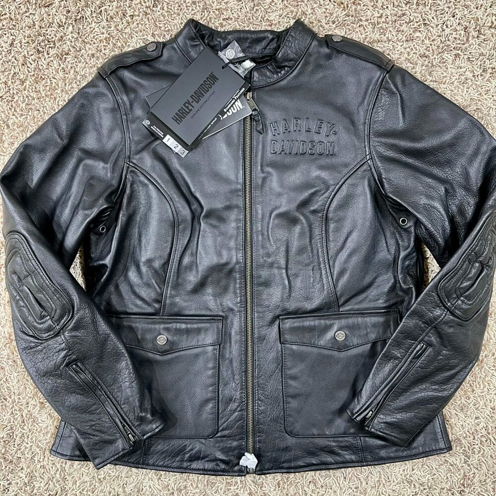 Harley-Davidson® Women's H-D Flex Layering Leather Jacket Outer Layer, Size XL